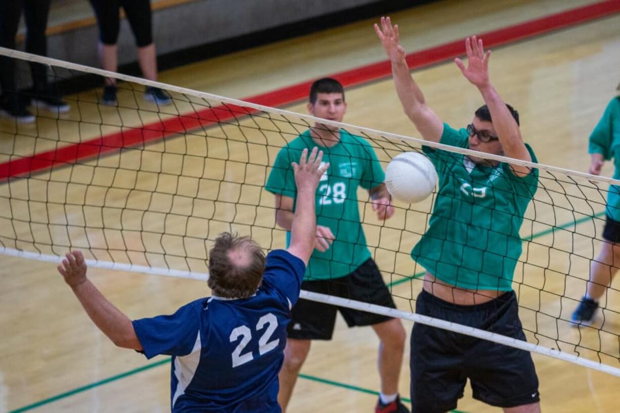 Volleyball players compete in a Special Olympics Oregon regional event last fall. The nonprofit has received the first of three $100,000 annual donations from the Vancouver-based Kuni Foundation.