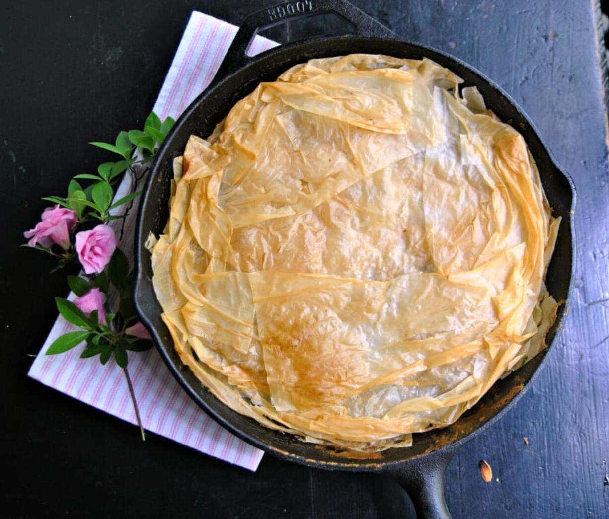 Skillet Spinach Pie.