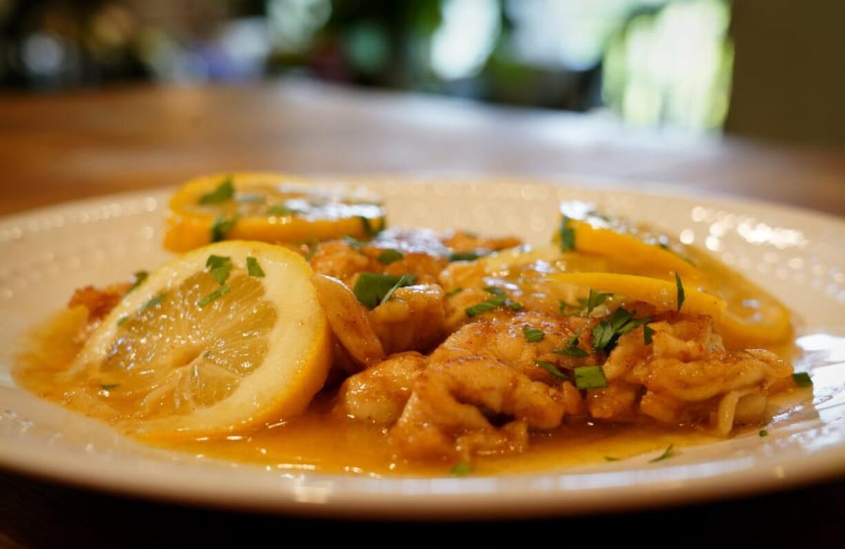 Lemon chicken.