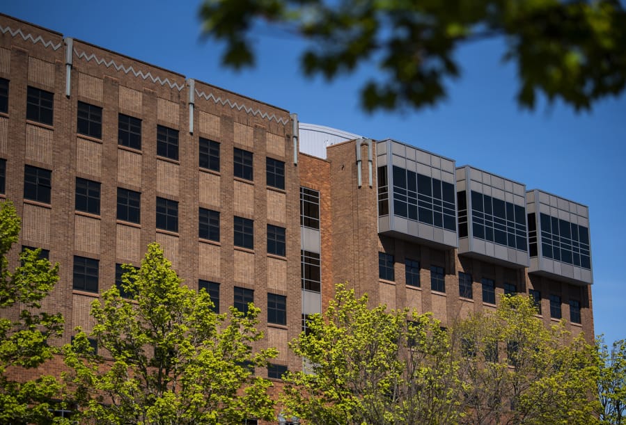 The Clark County Public Service Center is pictured in Vancouver on Tuesday, April 14, 2020.