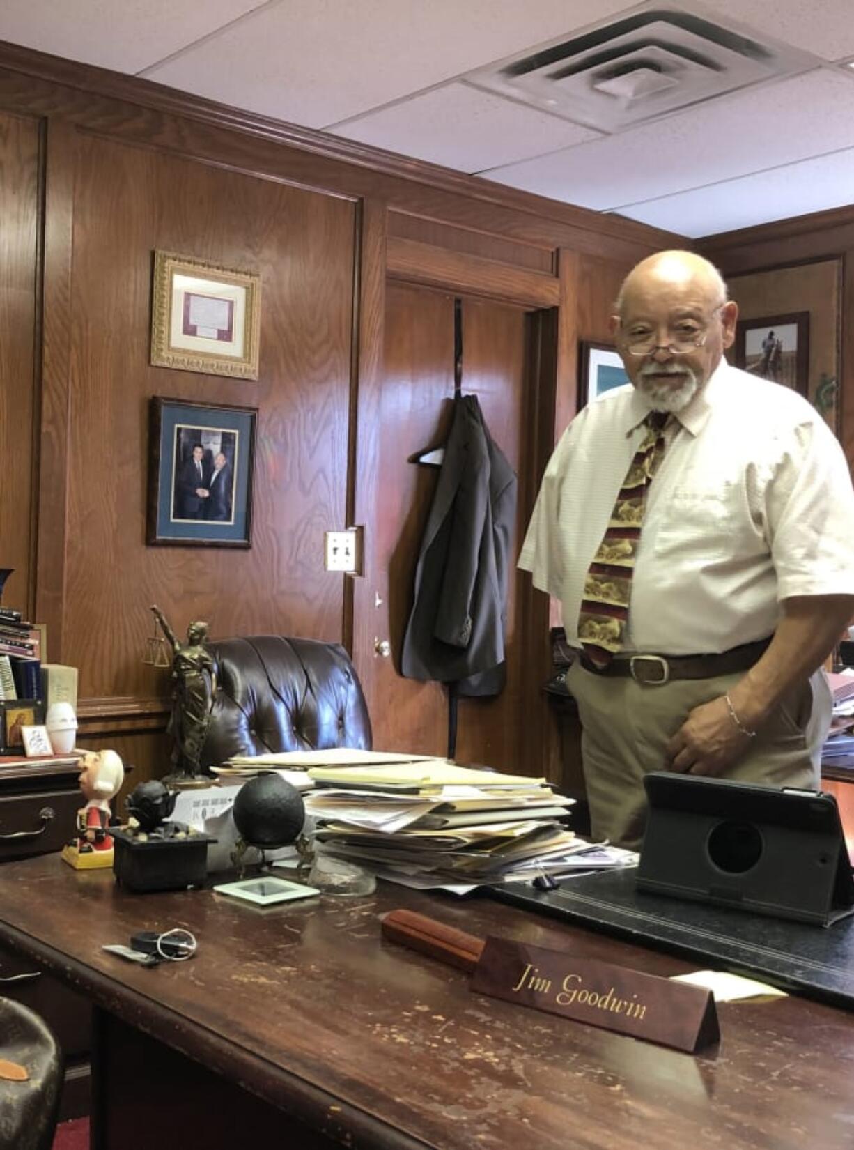 Jim Goodwin, publisher of the Oklahoma Eagle, Tulsa&#039;s black-owned weekly newspaper.