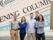 Aevum Images 
 The owners of The Columbian, from left, Scott, Jody, Ben, Will and Ross Campbell, in 2015.