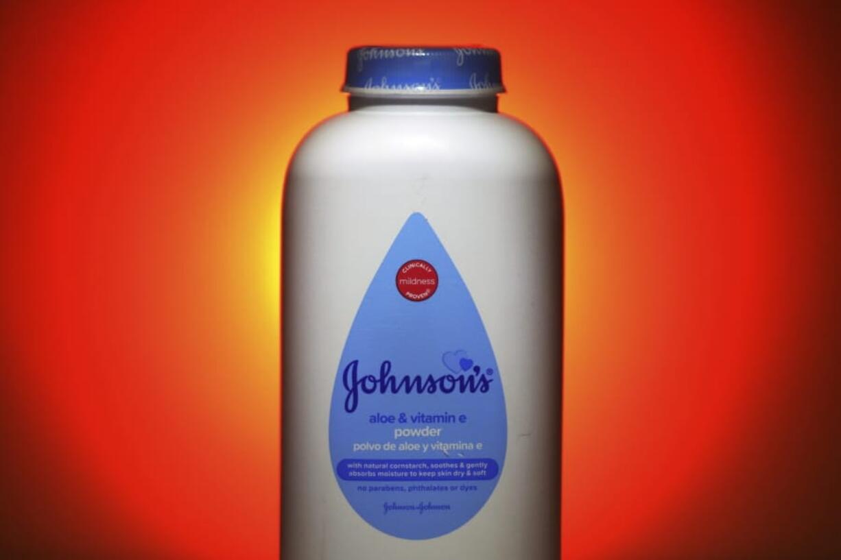 FILE - This Oct. 21, 2019, photo shows Johnson&#039;s Baby Aloe &amp; Vitamin E Powder in Salt Lake City. Johnson &amp; Johnson reports financial results Tuesday, April 14, 2020. Johnson &amp; Johnson is ending production of its iconic talc-based Johnson&#039;s Baby Powder, which has been embroiled in thousands of lawsuits claiming it caused cancer. The world&#039;s biggest maker of health care products said Tuesday, May 19, 2020 that the discontinuation only affects the U.S. and Canada, where demand has been declining.