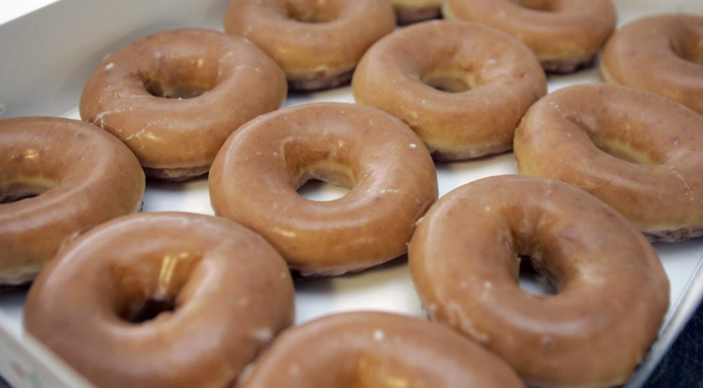 Krispy Kreme doughnuts.