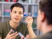 About one-third of U.S. men under 45 said they would consider trying makeup, according to a survey by Morning Consult in September.