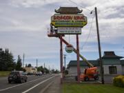 The former Dragon King restaurant in Hazel Dell is now being converted into becoming the third location for The Herbery, one of four cannabis shops in development for the unincorporated parts of Clark County.