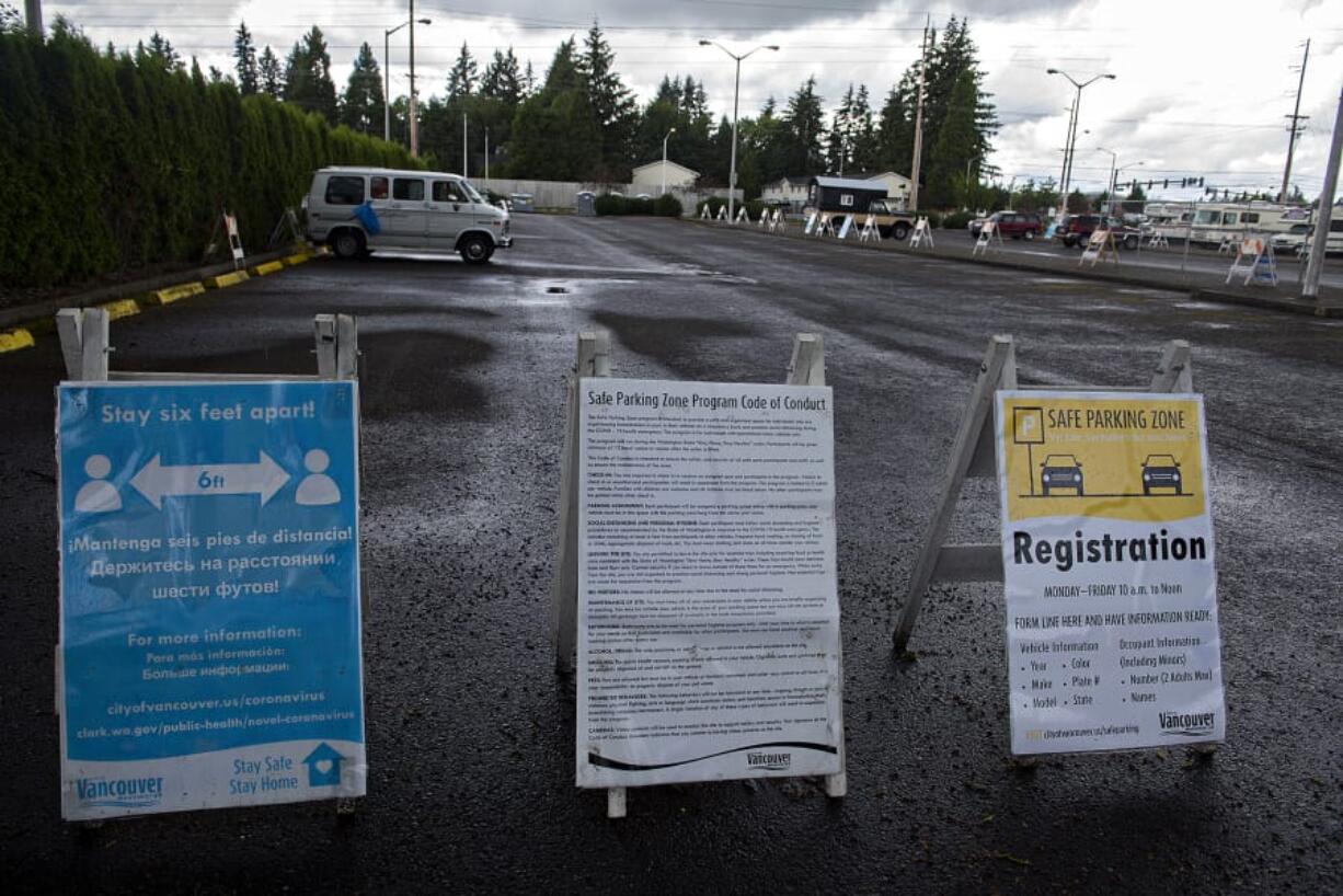 The Safe Parking Zone program has been moved from the Vancouver Mall to Evergreen Transit Center. The free program is designed for people living out of their vehicles who need a place to shelter-in-place during COVID-19.