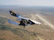 The SpaceshipTwo Unity flies free in New Mexico airspace for the first time on May 1. Founder Richard Branson is the only one of the three billionaires planning to launch himself -- from New Mexico, hopefully, by year&#039;s end -- before putting customers aboard.