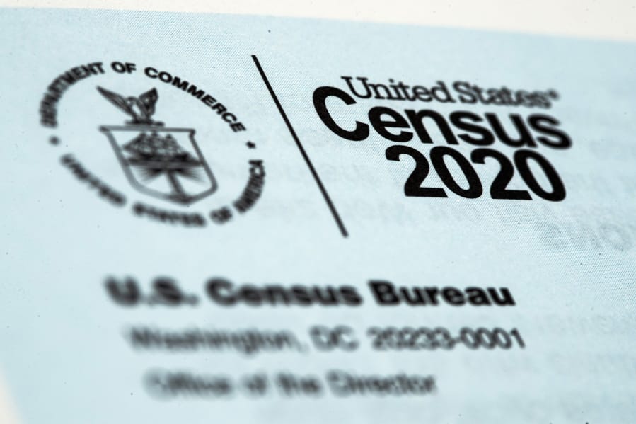 A 2020 census letter (AP Photo/Matt Rourke, File)