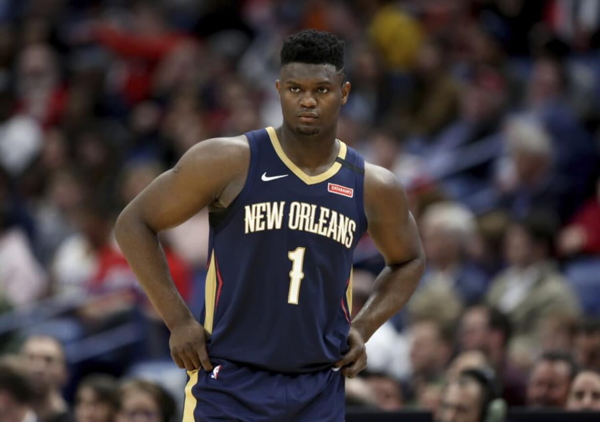 New Orleans forward Zion Williamson and the Pelicans are schedule to play the first game of the NBA&#039;s resumed schedule.