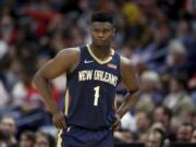 New Orleans forward Zion Williamson and the Pelicans are schedule to play the first game of the NBA&#039;s resumed schedule.