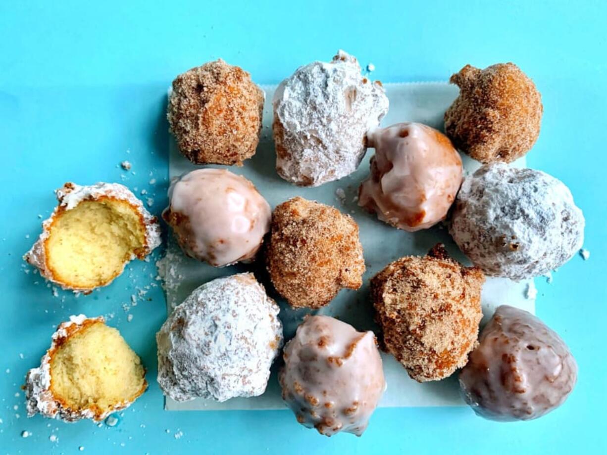 Homemade doughnut holes, pictured on June 24, 2020.