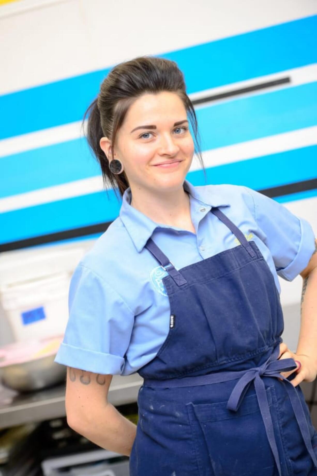 Brittnee Klinger, the new head baker and manager at Rosycakes in Vancouver, appeared on the June 15 episode of the Food Network show &quot;Big Time Bake.&quot; (Photos Contributed by Brittnee Klinger)