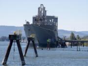 The USNS Brittin will be docked at the Port of Vancouver for 90 days as it undergoes routine maintenance and inspection.