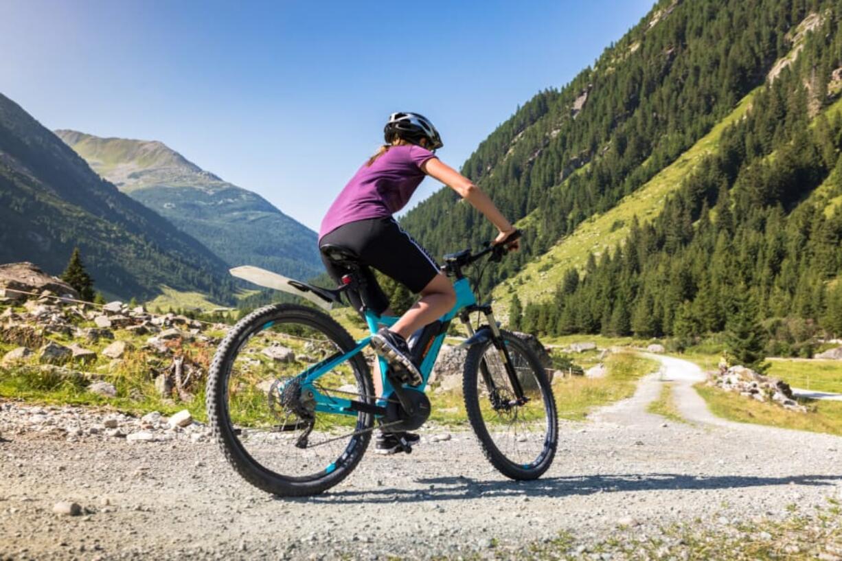 Gravel bike routes typically include a mix of paved roads and dirt/gravel forest roads.