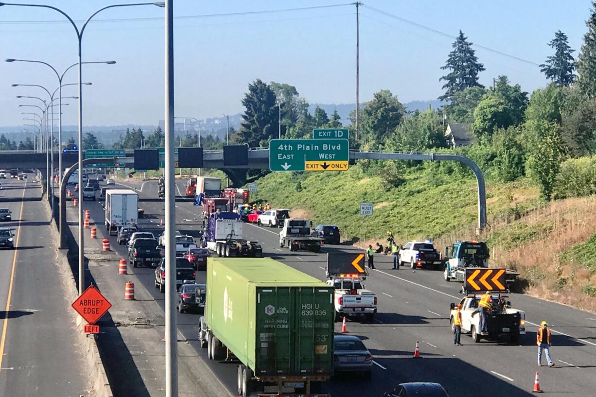 A fatal crash backed up traffic on Interstate 5 southbound on Wednesday morning.