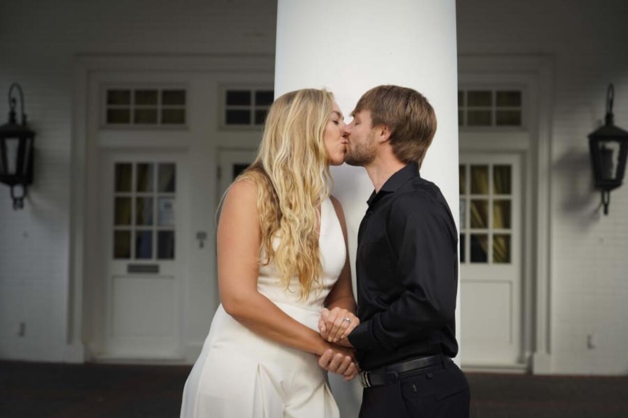 Christine and Daniel Twito&#039;s ceremony was one of only three that went forward in spring and summer for wedding planner Jacqueline Hill.