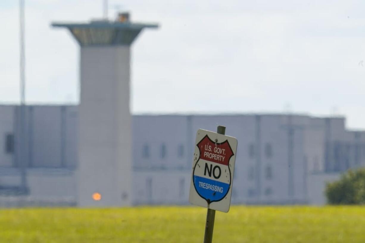 A No Trespassing sign stands in front the federal prison complex in Terre Haute, Ind., Wednesday, Aug. 26, 2020. A judge in Washington is halting for now the government&#039;s planned Friday execution at the federal prison in Terre Haute, Indiana of Keith Dwayne Nelson who was convicted of kidnapping, raping and murdering at 10-year-old Kansas girl.