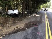 A fatal crash on Lucia Falls Road killed two people on Tuesday. The crash is till under investigation.