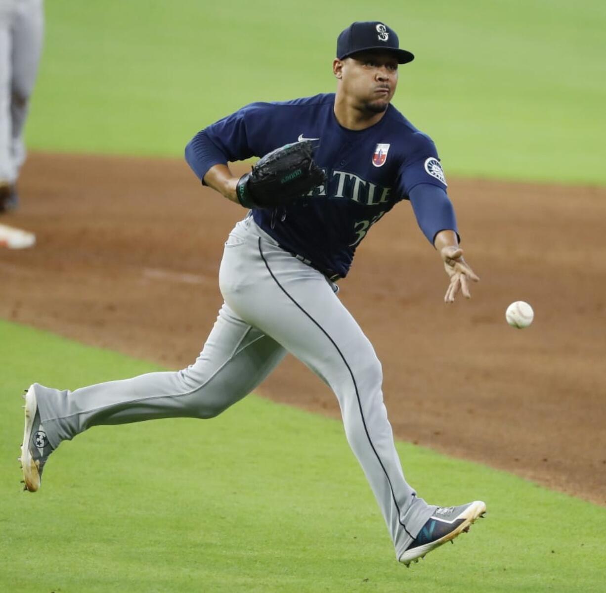 Seattle Mariners Justus Sheffield said being the starting pitcher on Sunday, when the 100th anniversary of the Negro Leagues was honored across Major League Baseball, carried extra significance. (Kevin M.