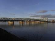 The Interstate Bridge is seen looking north from the Oregon side in 2017.