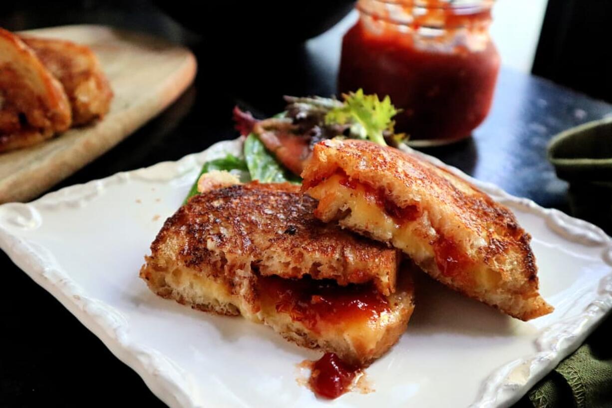 Homemade tomato jam is easy to make, and dresses up everything from eggs to biscuits to grilled cheese sandwiches.