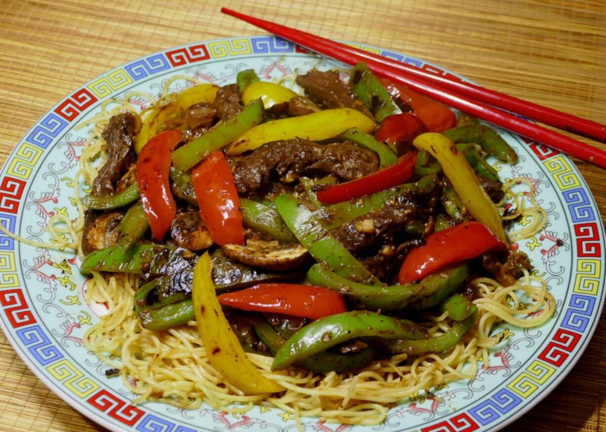 Wok-Fried Pepper Steak (Linda Gassenheimer/TNS)