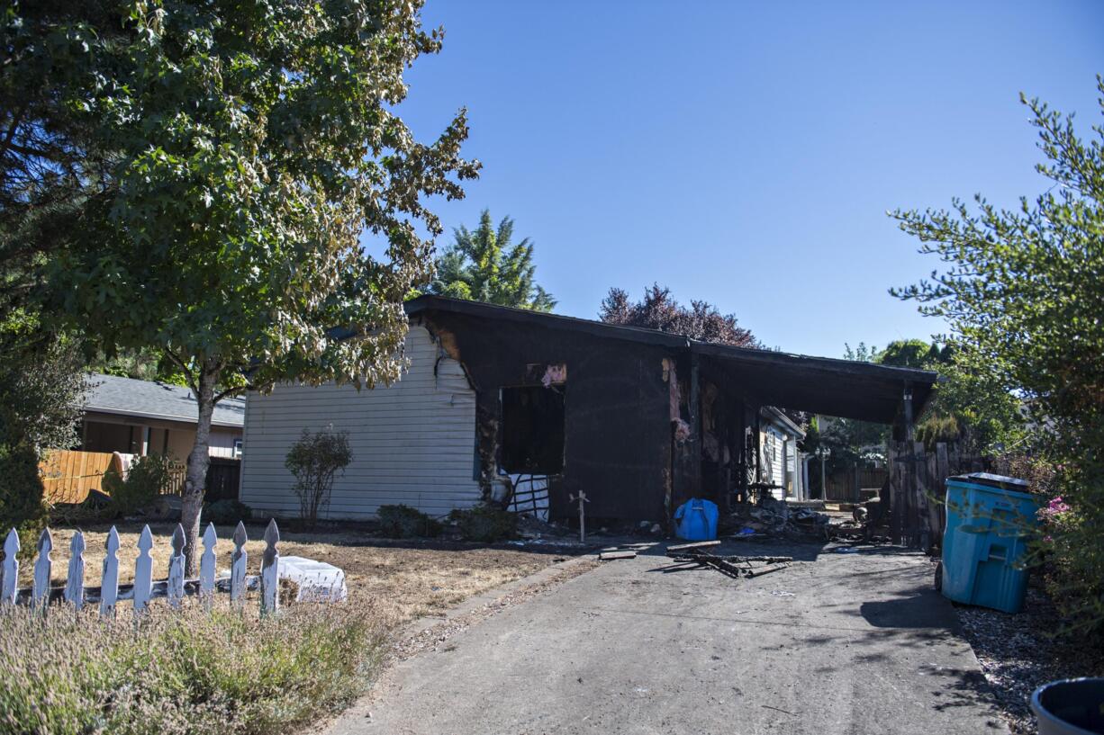 Two people were killed in a fire that consumed the residence at 6901 N.E. 149th Court in the Sifton area on Tuesday evening, as seen Wednesday morning, Sept. 2, 2020.