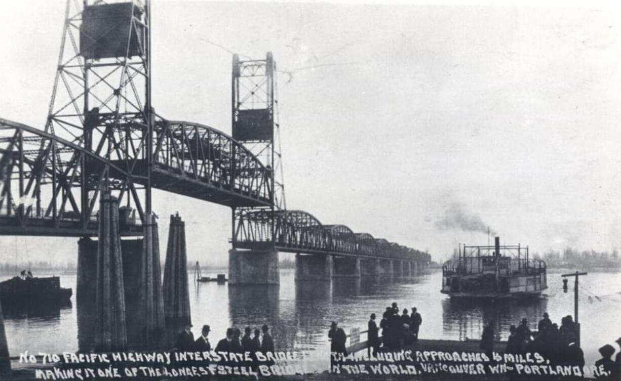 In 1917, Vancouver&#039;s population was 12,000. But on the Valentine&#039;s Day grand opening of the Interstate Bridge, it quadrupled with people from Vancouver and Portland celebrating the new span over the Columbia River. In his autobiography, Emil Fries, founder of the Piano Hospital, recounts that while he was attending the Washington State School for the Blind, a teacher walked him and others downtown to join in the festivities.