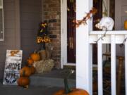 The Marshall family house in Camas is decorated for  Halloween.