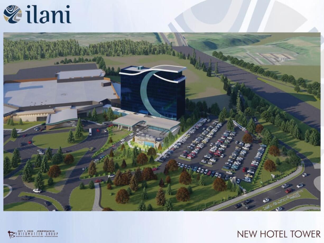 ilani&#039;s primary customer base come from within 80 miles of the casino, but operators believe the hotel will attract a secondary market that lives beyond Southwest Washington.