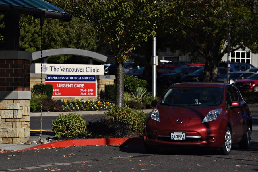 Driver Connie Pickering pulls into the Vancouver Clinic with Bennye Wright, a Vancouver woman who uses the Human Services Council&#039;s senior transportation program.