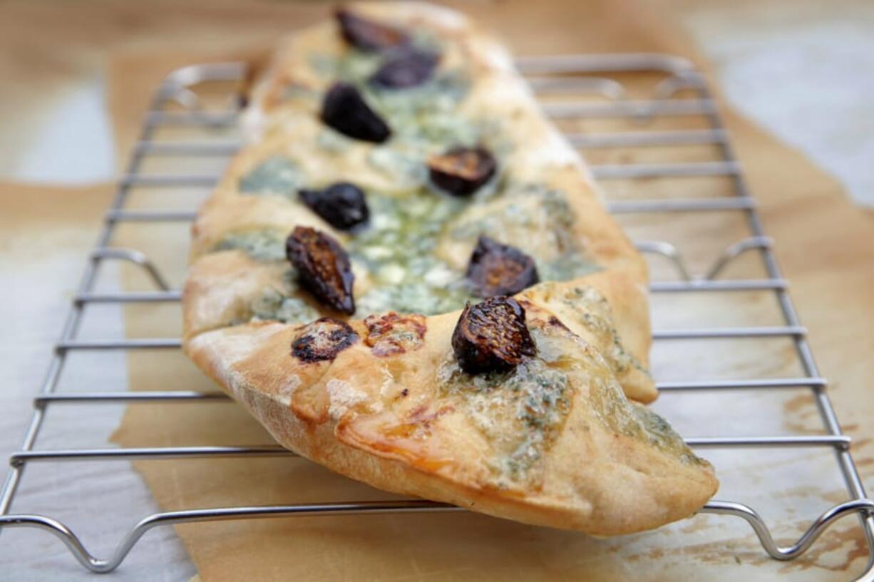 Fig and Gorgonzola Flatbread. (Hillary Levin/St. Louis Post-Dispatch/TNS) (Hillary Levin/St.