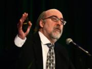 Scott Bailey, Washington regional economist, speaks during the 2020 Economic Forecast Breakfast at the Hilton Vancouver Washington on Thursday morning, Jan. 16, 2020.