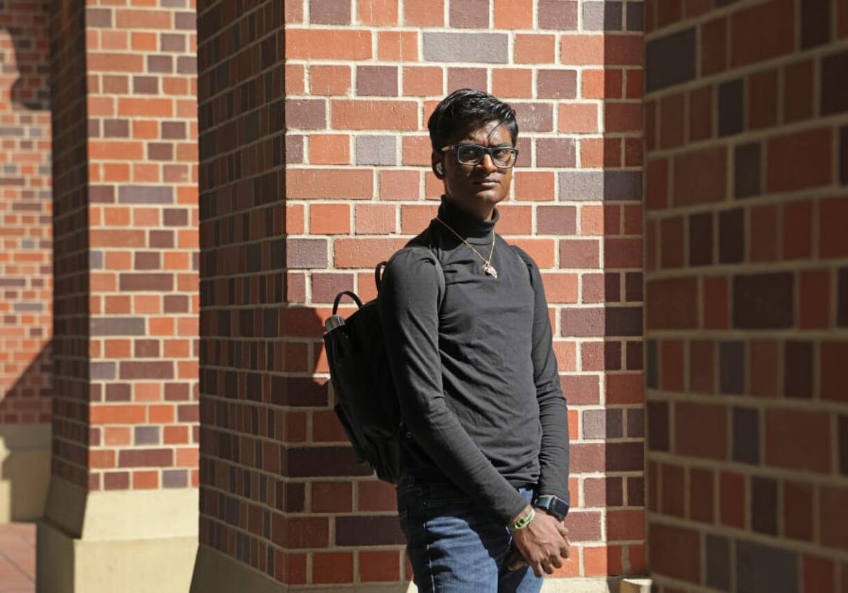 Kevin J. Patel, a Loyola Marymount University sophomore, is a climate activist who has had to adjust during the pandemic. (Myung J.