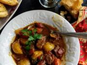 Curried beef stew is a warm, hearty dish when the weather turns cool.