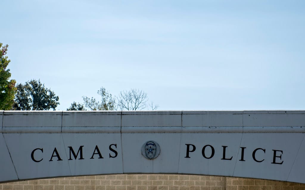 The Camas Police Department is pictured in Camas on Wednesday afternoon, Sept. 30, 2020.