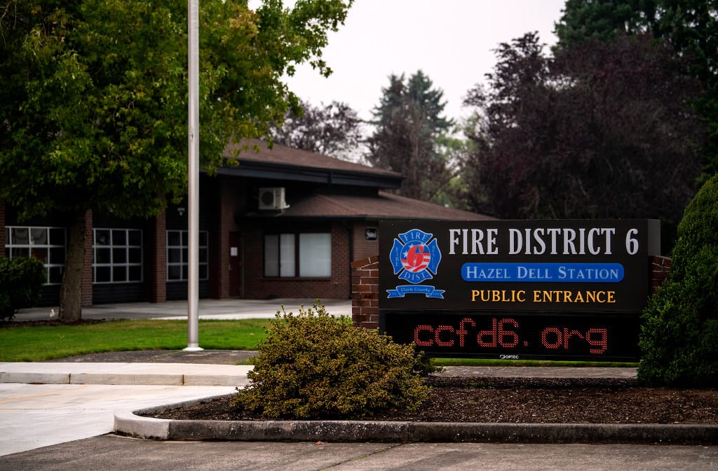 Clark County Fire District 6 is pictured in Vancouver on Sept. 17, 2020.