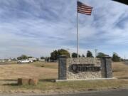 This undated photo provided by Mike Haase shows a sign welcoming people to the town of Quinter, Kansas. Quinter is the largest city in Gove County. Rural northwestern Kansas communities last week of Oct. 9, 2020, were seeing some of the state&#039;s biggest spikes in COVID-19 cases, Gove County Sheriff Allan Weber caught the virus, found himself coughing and struggling to breathe, sometimes dozens of times a day, and landed in an acute-care hospital room more than an hour from home. The pandemic arrived late, but it&#039;s now stressing the county, which has had to send patients like Weber to hospitals in other towns.