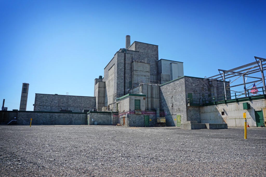 The B Reactor at Hanford nuclear site in Washington.