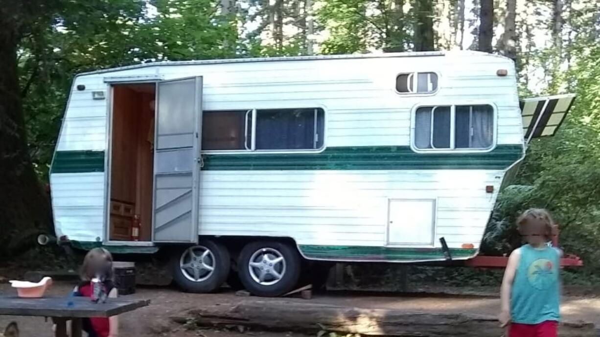 This 1972 dual-axle, 19-foot Timberline was stolen overnight Monday from the driveway of a Vancouver Heights home. Its owner said the family had been fixing it up, and it was keeping them busy during quarantine.