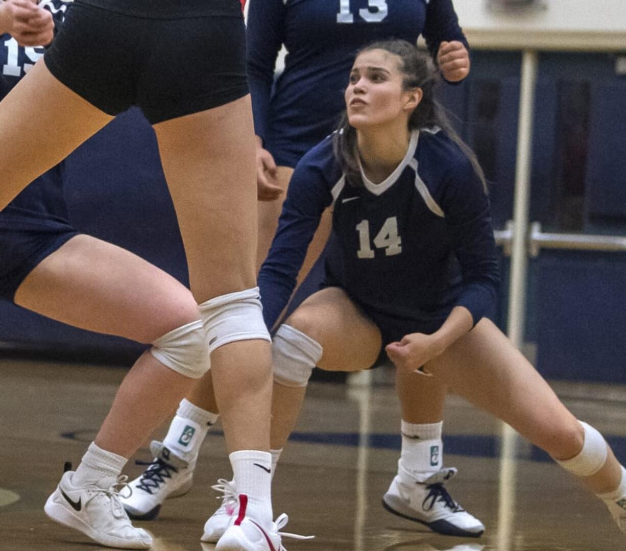 Skyview&#039;s Lia Hawken (14) plans to sign to play volleyball at the University of Dayton on Wednesday.