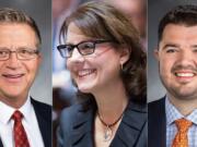 Incumbents in the 18th Legislative District, Rep. Larry Hoff, from left, Sen. Ann Rivers and Rep. Brandon Vick are all leading in their respective races.