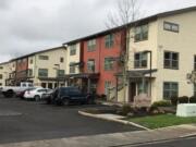 An early morning apartment fire in Woodland did minimal damage to the complex, thanks to an automatic fire sprinkler system, according to Clark-Cowlitz Fire Rescue.