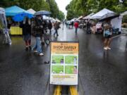 COVID-19 precautions have altered the Vancouver Farmers Market this year and limited the number of visitors. In lieu of the usual harvest and holiday markets bookending Thanksgiving, an outdoor market will continue on Saturdays through Dec. 19.