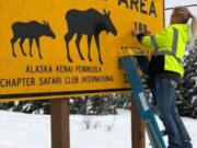 Laurie Speakman, &quot;The Moose Lady,&quot; spent the past eight years collecting roadkill moose for local Alaska charities.