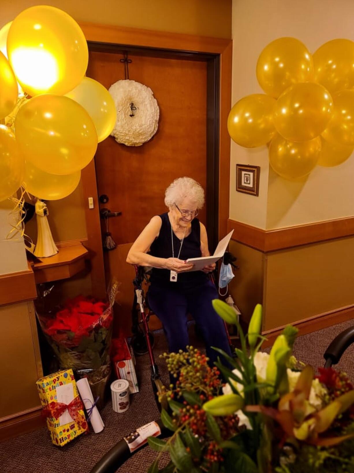 BENNINGTON: The Quarry Senior Living resident Neldagene &quot;Nelda&quot; Helen (Ayers) Tharp celebrated her 100th birthday on Dec.