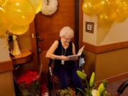 BENNINGTON: The Quarry Senior Living resident Neldagene &quot;Nelda&quot; Helen (Ayers) Tharp celebrated her 100th birthday on Dec.