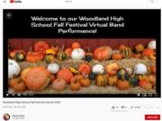 WOODLAND: For their fall festival band concerts, Woodland Public Schools&#039; middle and high school band students recorded themselves playing their parts individually while playing along with rehearsal tracks.