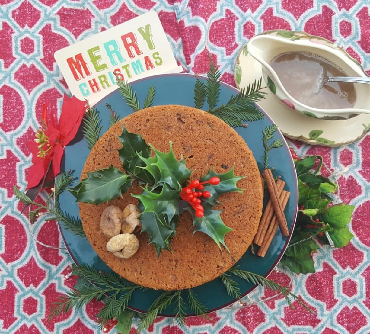 Nothing says &quot;Merry Christmas!&quot; like a steamed figgy pudding, full of dried fruit and the Christmas tipple of your choice.